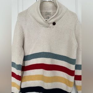 Vintage LLBean Shawl Collar Sweater